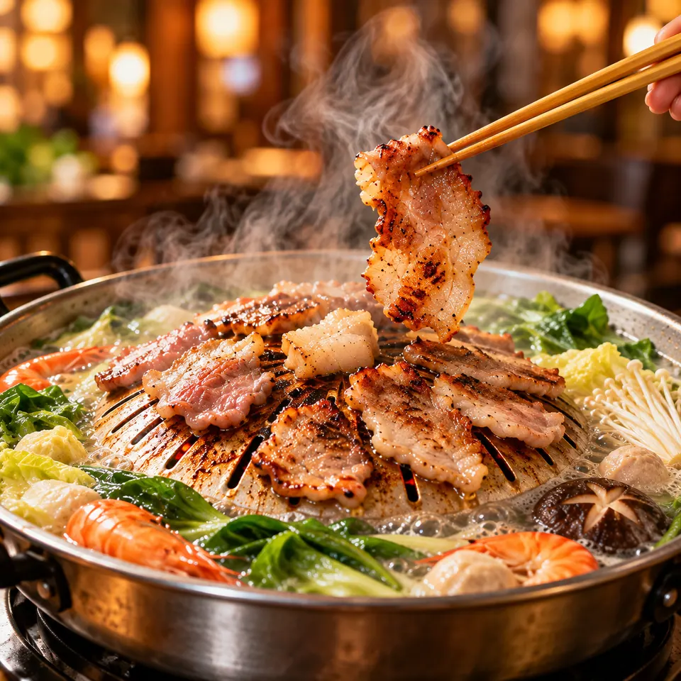 ภาพประกอบหมูกระทะ